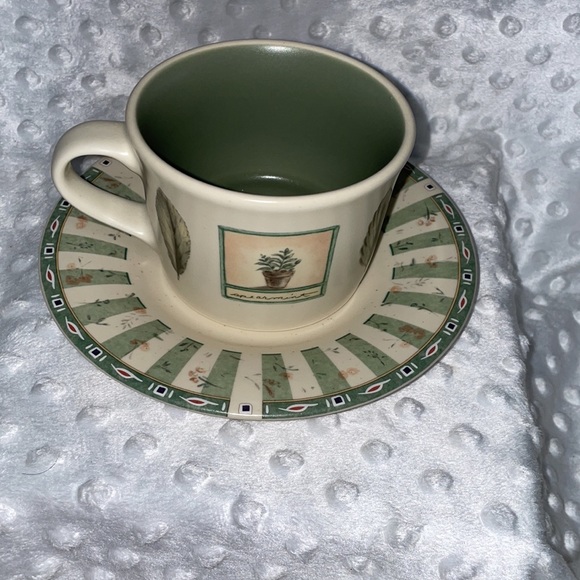 🍗 5/$20 Clearance Item - Pfaltzgraff Naturewood Flat Cup and Saucer set - Picture 2 of 6